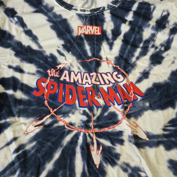 Marvel Amazing Spider-Man Tie Dye T-Shirt Large - Picture 6 of 6